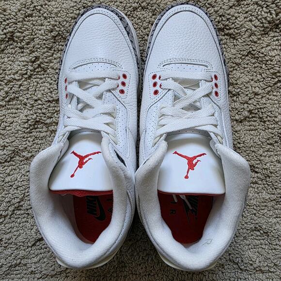 Air Jordan 3 Retro Mid White Cement Reimagined Brand New Sz 6Y - Picture 5 of 8